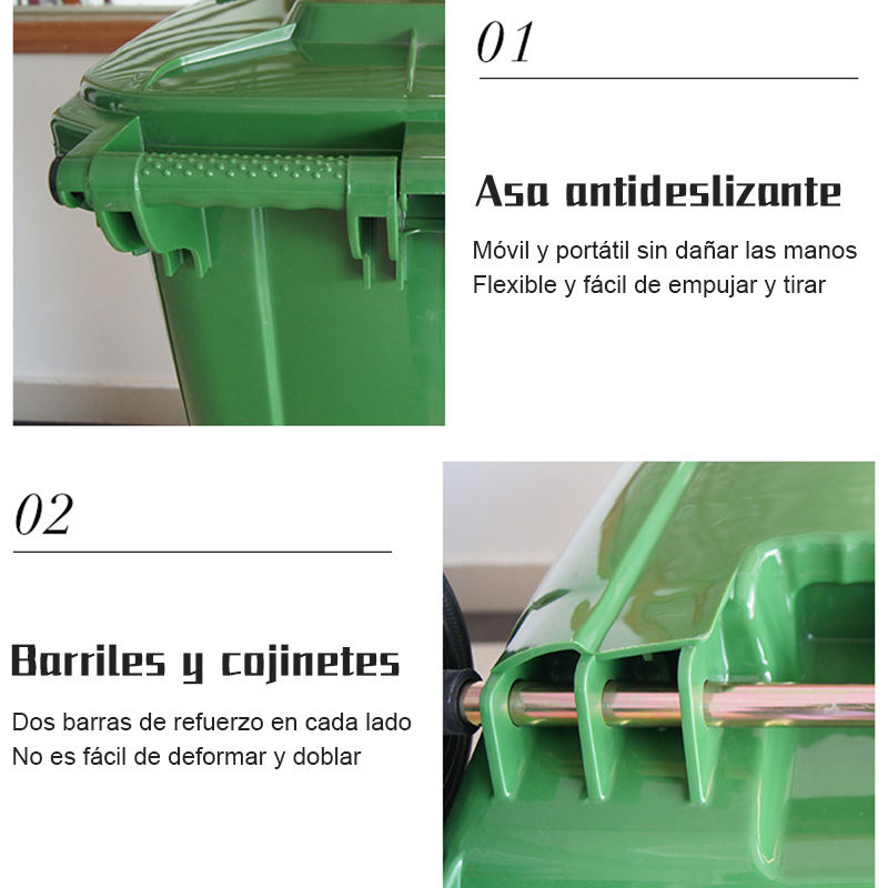 Contenedores para basura 240 litros