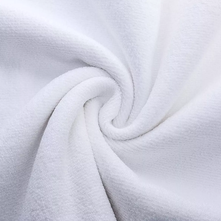 Set 10 Toalla Blanca Microfibras Para Peluquería / Barberia