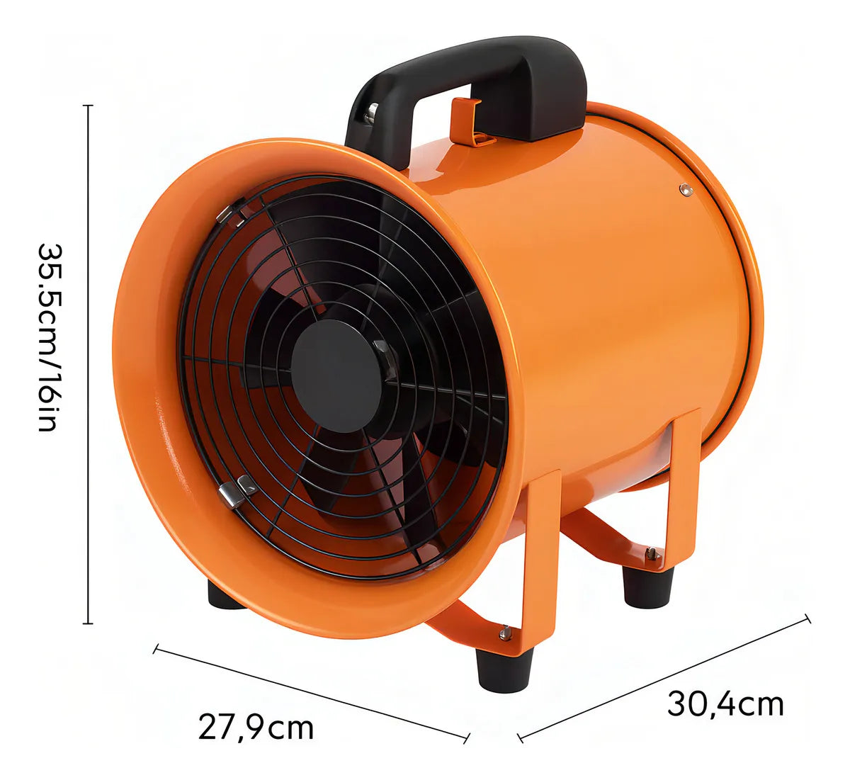 Extractor Aire Industrial 12 Pulgadas + Ducto Flexible 10mts