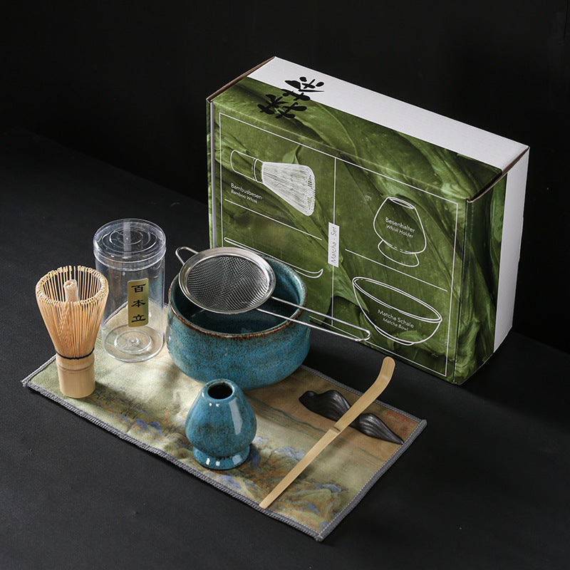 Set De Té Matcha 7 Piezas Japonés Batidor Tazón Herramientas