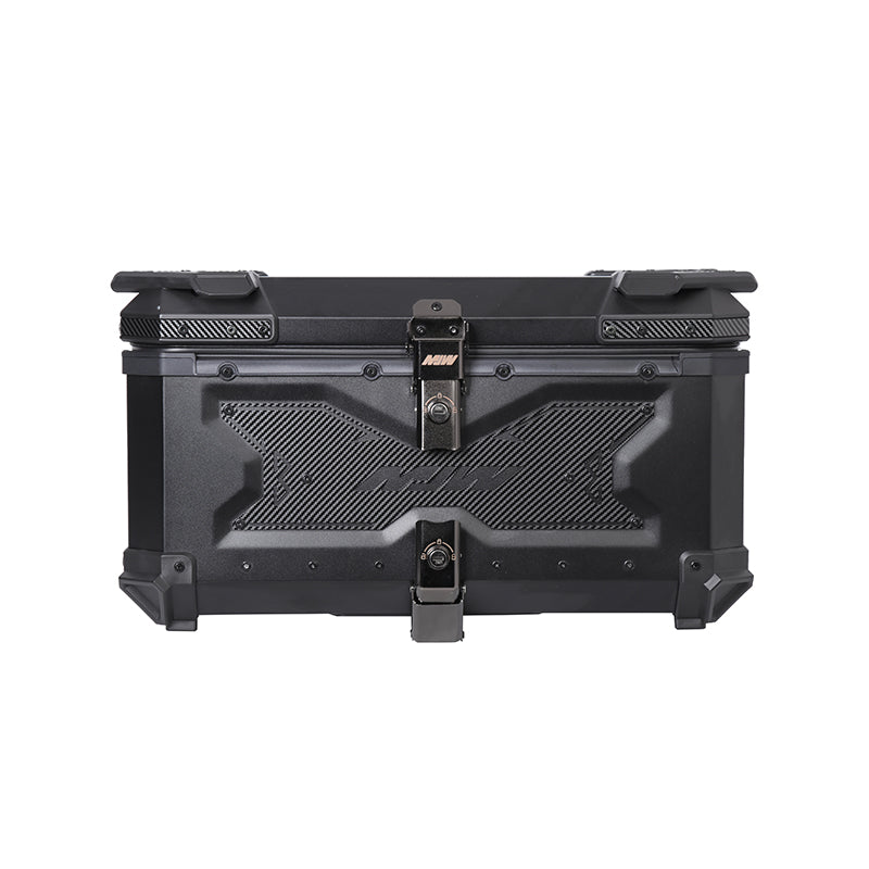 Maleta De Motos MJW Aleacion De Aluminio 65L + Respaldo
