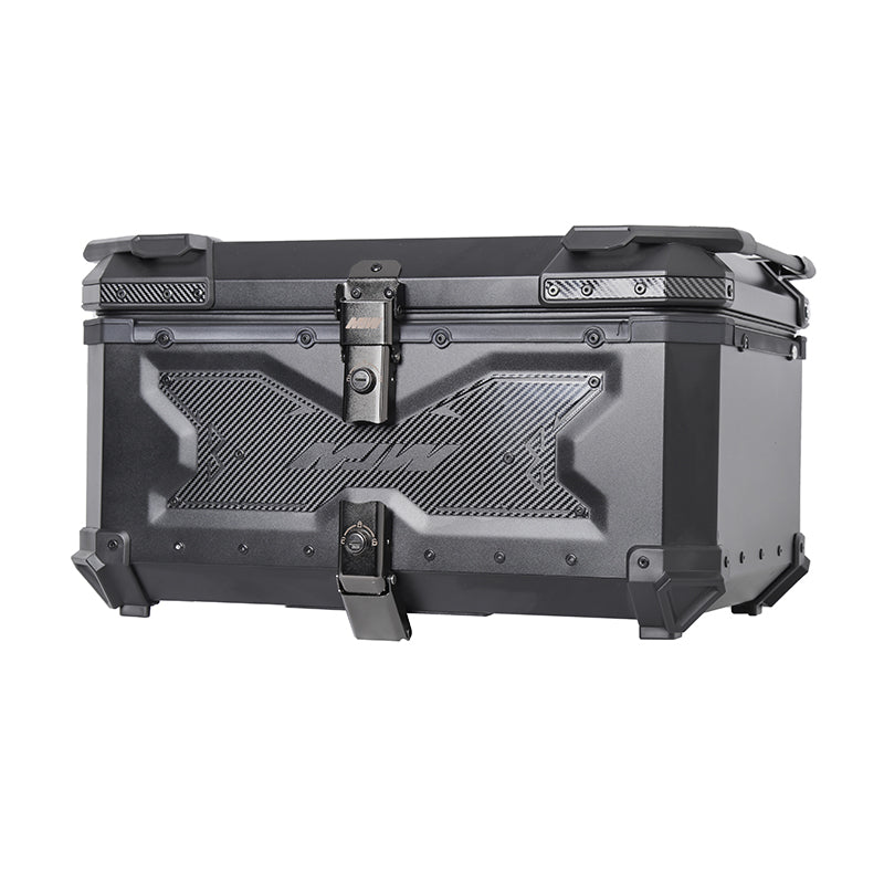 Maleta De Motos MJW Aleacion De Aluminio 65L + Respaldo