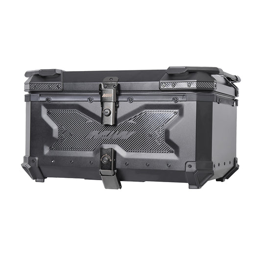 Maleta De Motos MJW Aleacion De Aluminio 65L + Respaldo