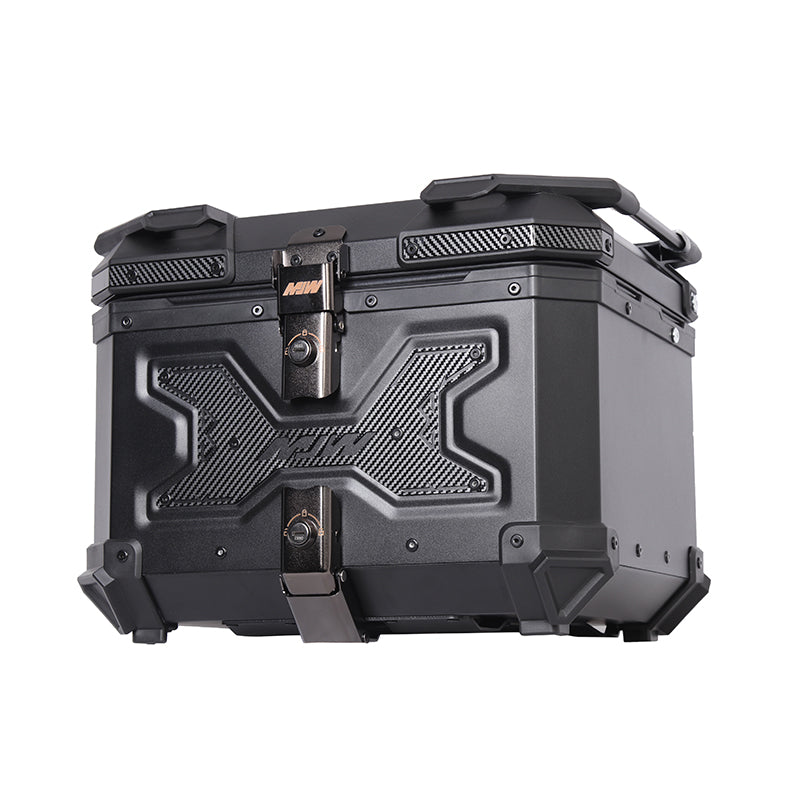 Maleta De Motos MJW Aleacion De Aluminio 45L + Respaldo