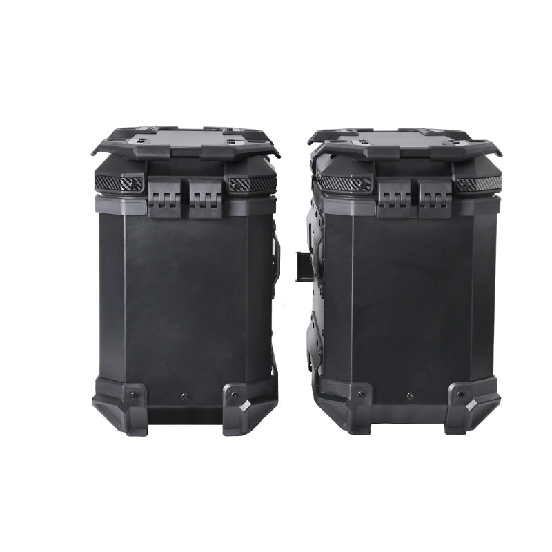Maleta De Motos Laterales MJW Aleacion De Aluminio 76l Con Anclaje