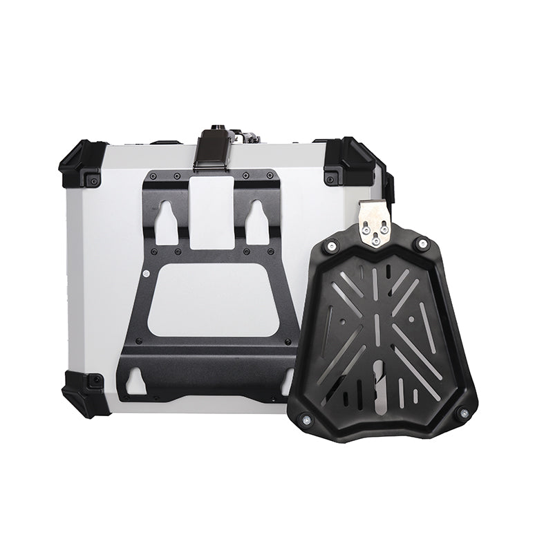 Maleta De Motos MJW Aleacion De Aluminio 55L + Respaldo