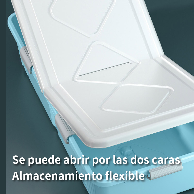Caja Organizadora 55 Litros Bajo Cama Con Ruedas-multiuso