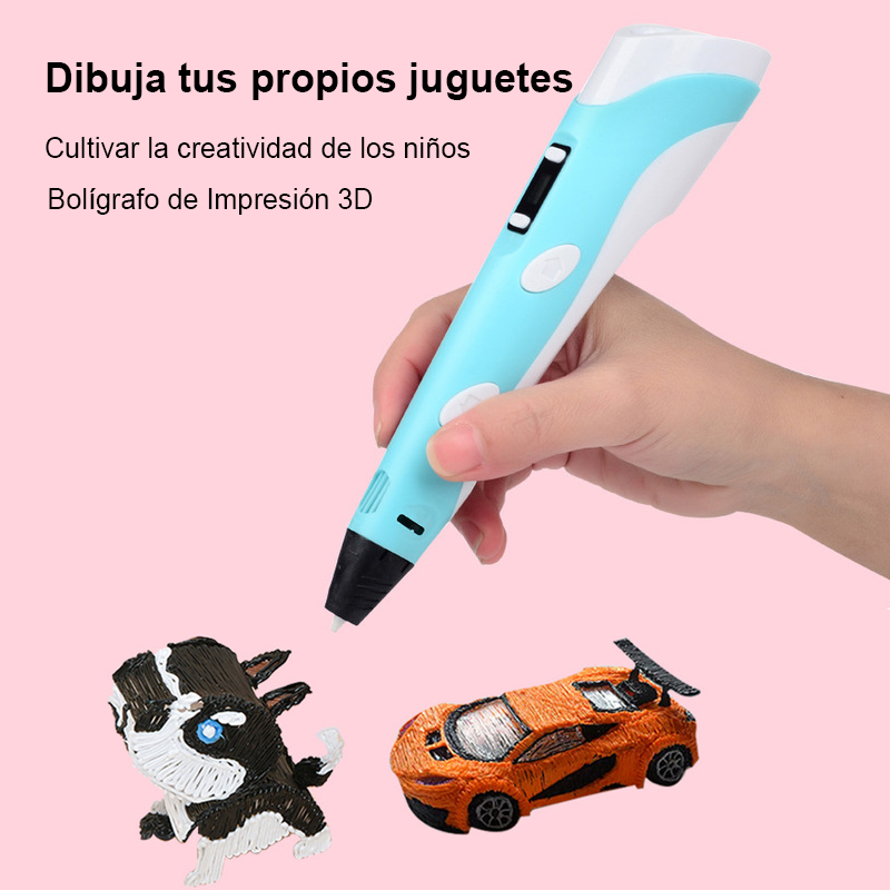 Kit Lapiz Bolígrafo Impresora 3d + 200 Metros Filamentos