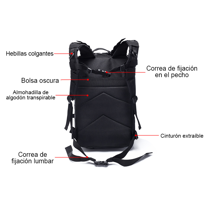 Mochila Tactica Militar Outdoor Pentagon 45l Impermeable