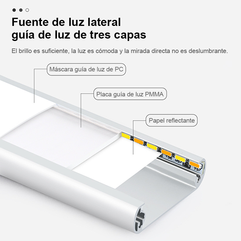 Luz Led Closet Barra Con Sensor Movimiento 30 Cm Recargable
