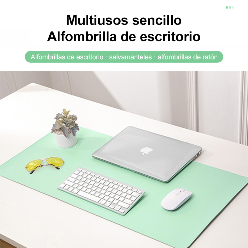 Mousepad Alfombrilla Escritorio Impermeable Ecocuero 80x40