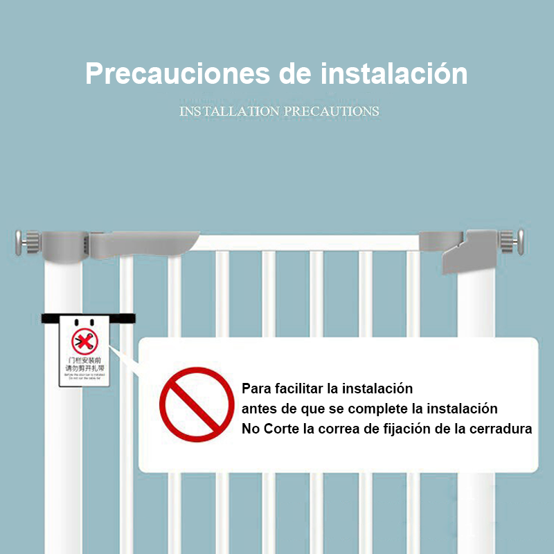 Reja Seguridad Escalera Puerta Bebe Mascota 76-83cm