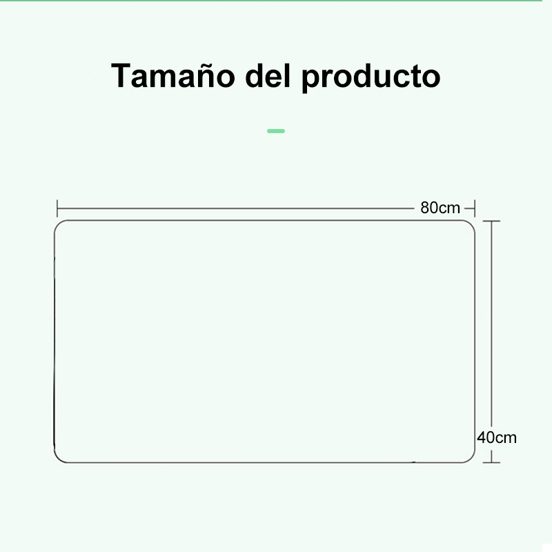 Mousepad Alfombrilla Escritorio Impermeable Ecocuero 80x40