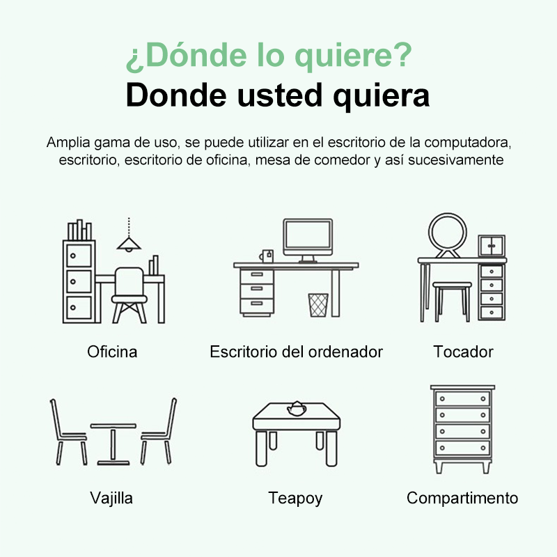 Mousepad Alfombrilla Escritorio Impermeable Ecocuero 80x40