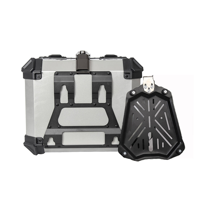 Maleta De Motos MJW Aleacion De Aluminio 55L + Respaldo