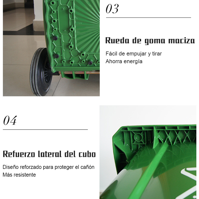 Contenedores  para basura 240 litros