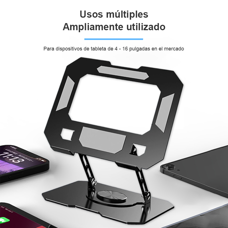Soporte Base Notebook Mac Plegable Des10-17 Pulgadas Giro360