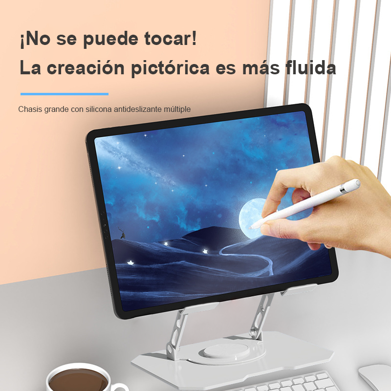 Soporte Base Notebook Mac Plegable Des10-17 Pulgadas Giro360