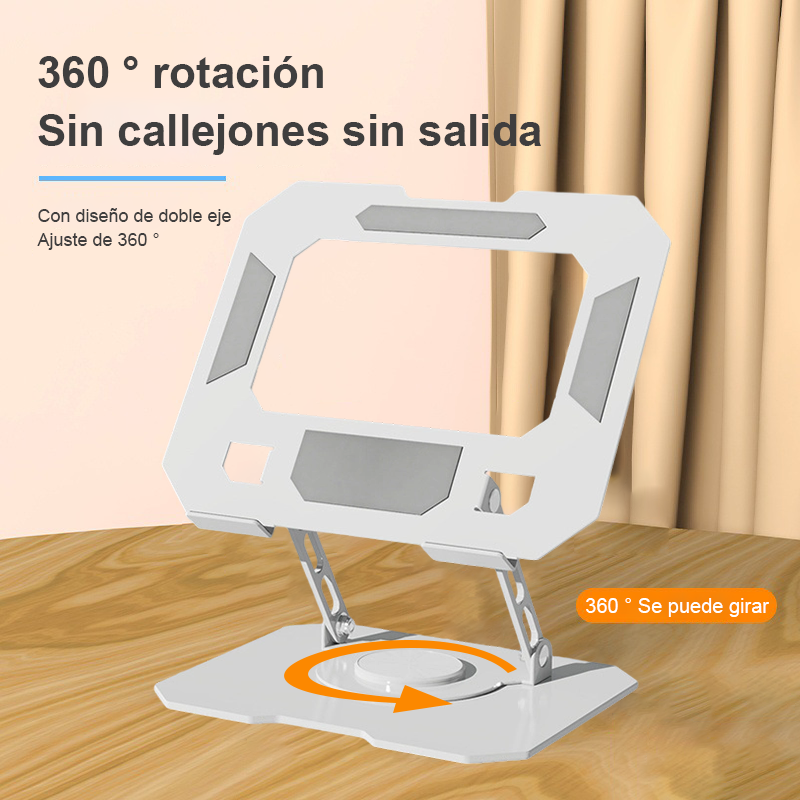 Soporte Base Notebook Mac Plegable Des10-17 Pulgadas Giro360