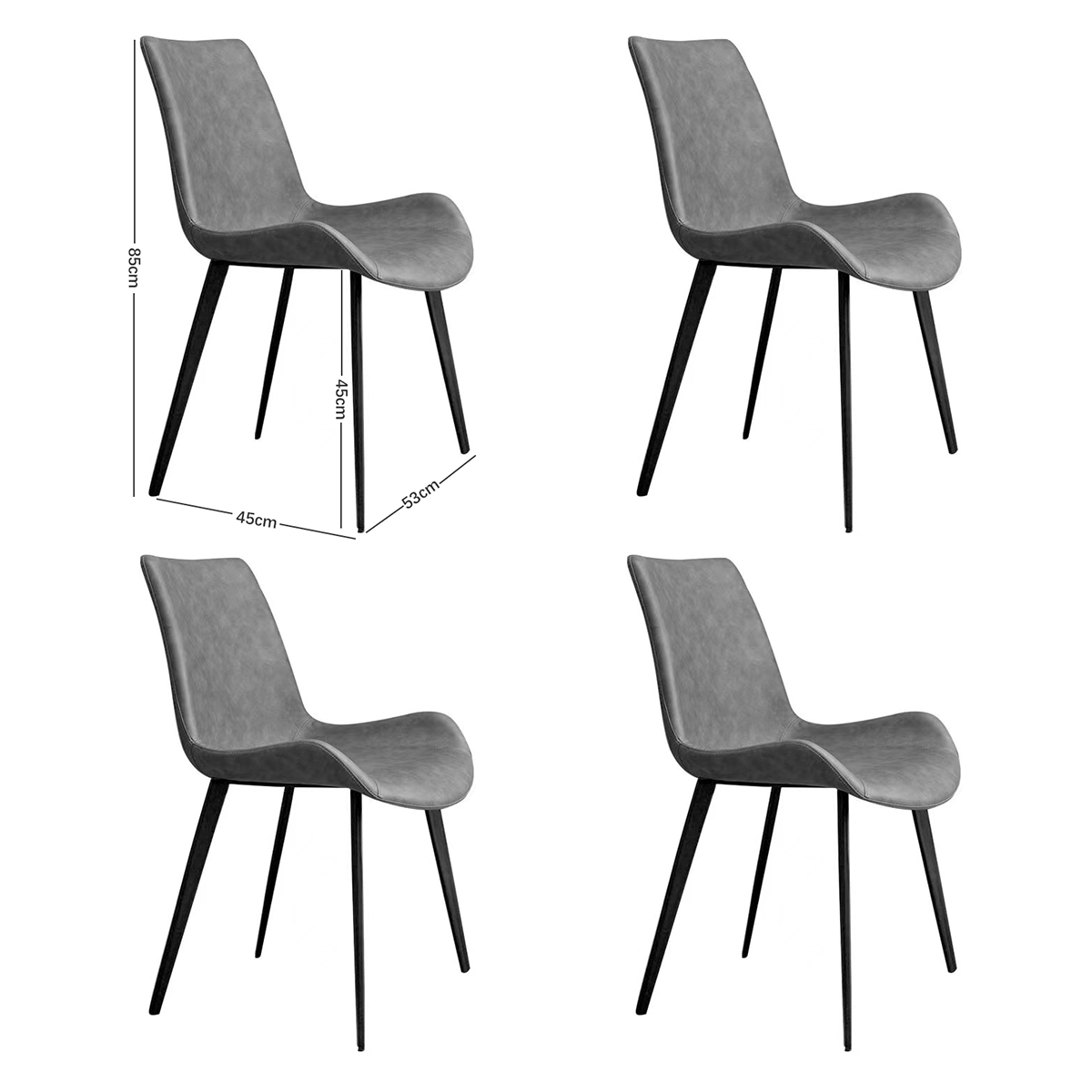 Pack 4 Sillas comedor