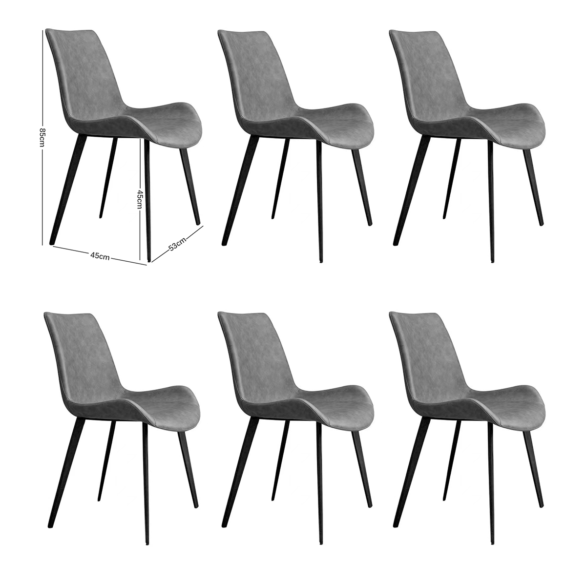 Pack 6 Sillas comedor
