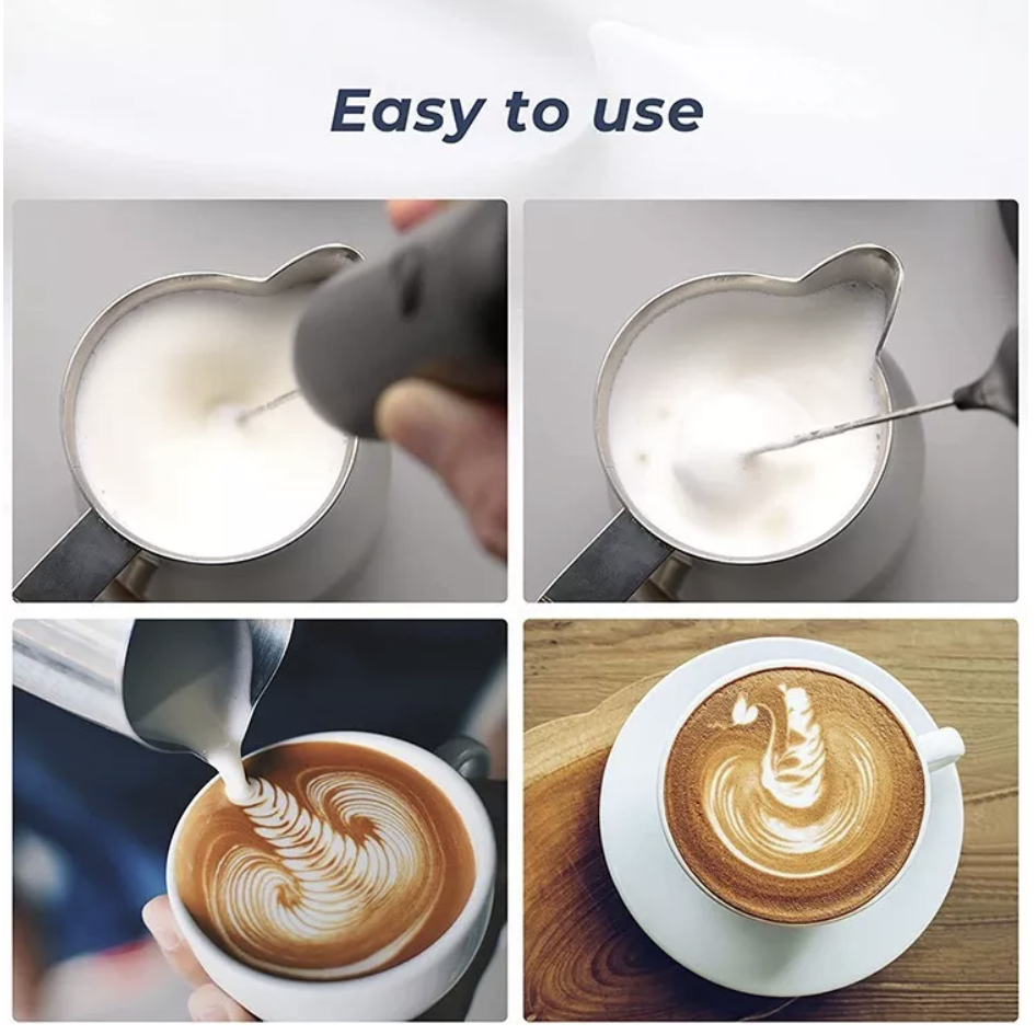 Espumadero Batidor Revolvedor Café Espuma Leche Huevos Pila