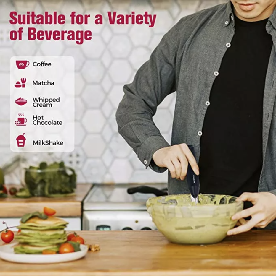 Batidor Revolvedor De Café Espumadero Leche Recargable