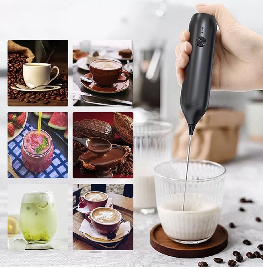 Batidor Revolvedor De Café Espumadero Leche Recargable