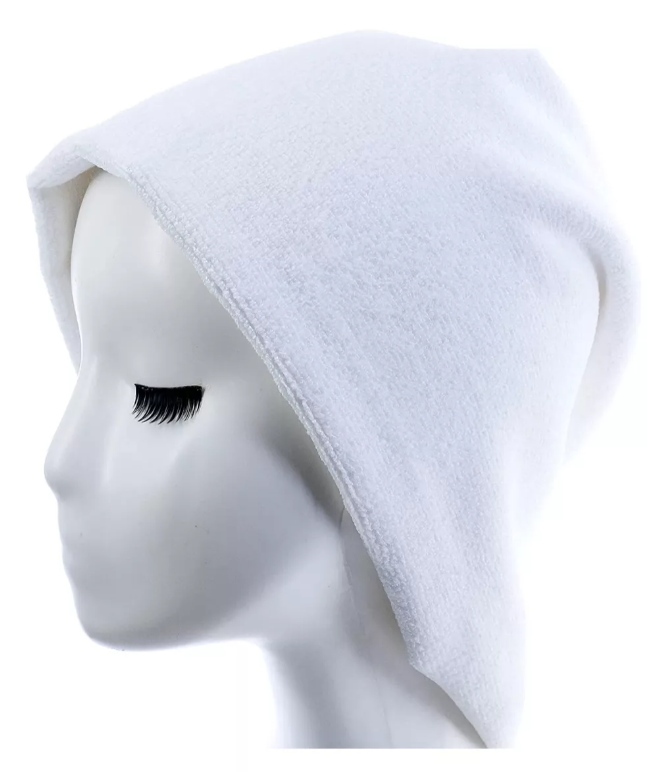 Set 10 Toalla Blanca  Microfibras Para Peluquería / Barberia