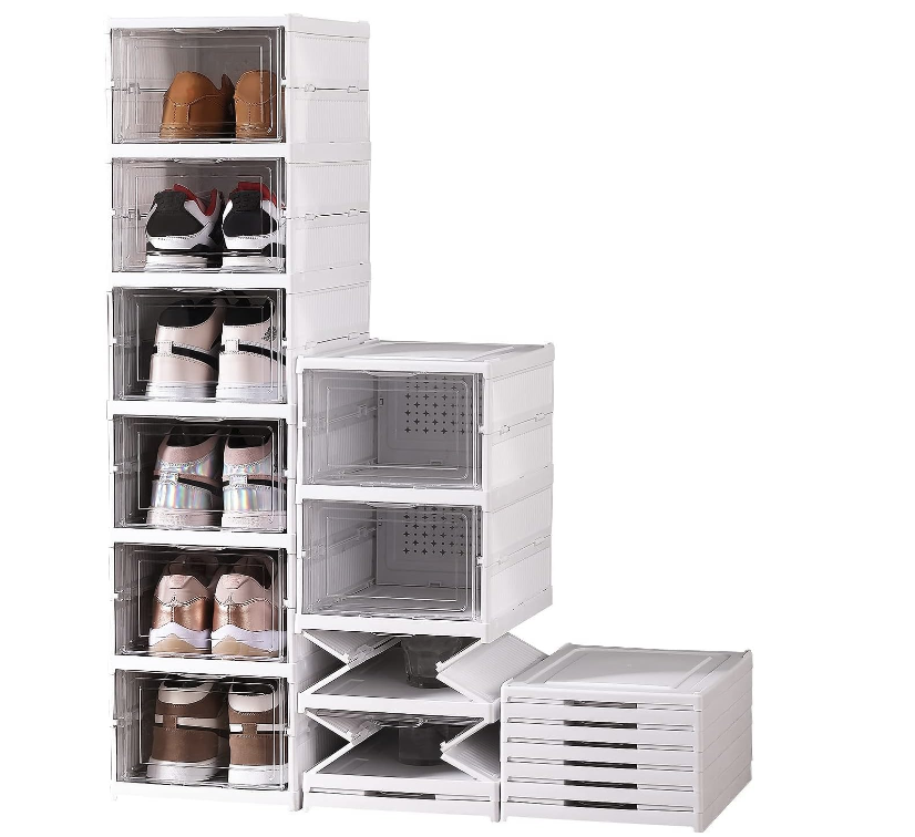 Zapatera Plegable 6 Niveles Una Pieza Firme Sin Instalación