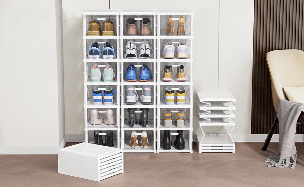Zapatera Plegable 6 Niveles Una Pieza Firme Sin Instalación