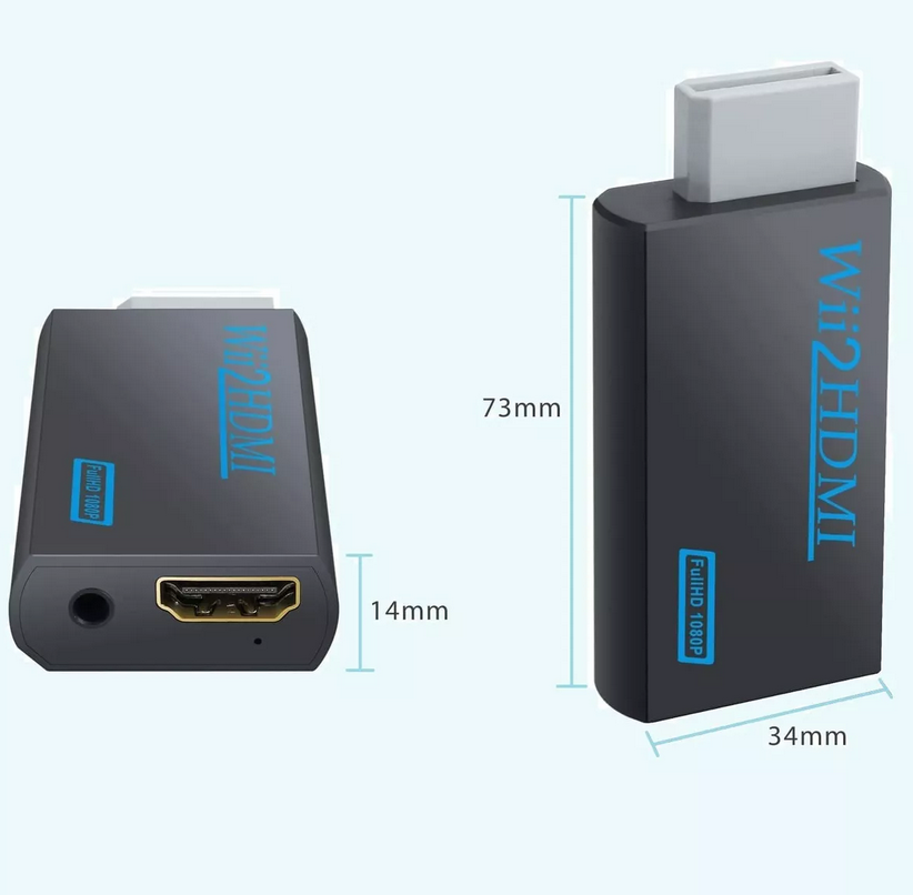 Wii2hdmi Convertidor Hdmi Para Wii