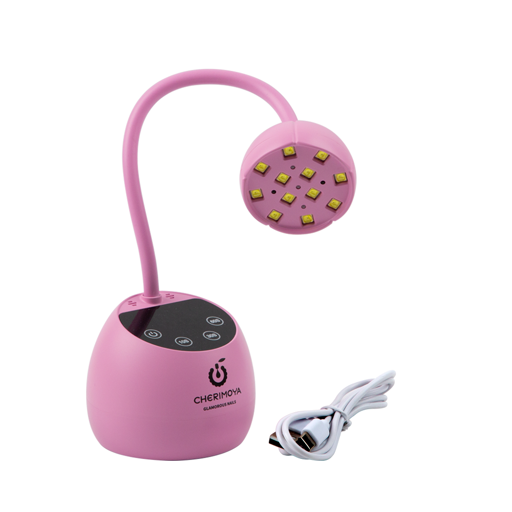 Cabina Lámpara Inalámbrica Flor Uv 18w Cherimoya Soft Gel