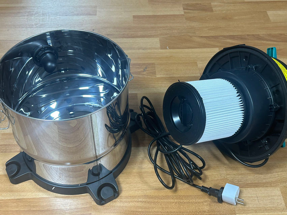 Aspiradora Industrial Polvo, Agua y Sopladora 1200W 15L 3 en 1