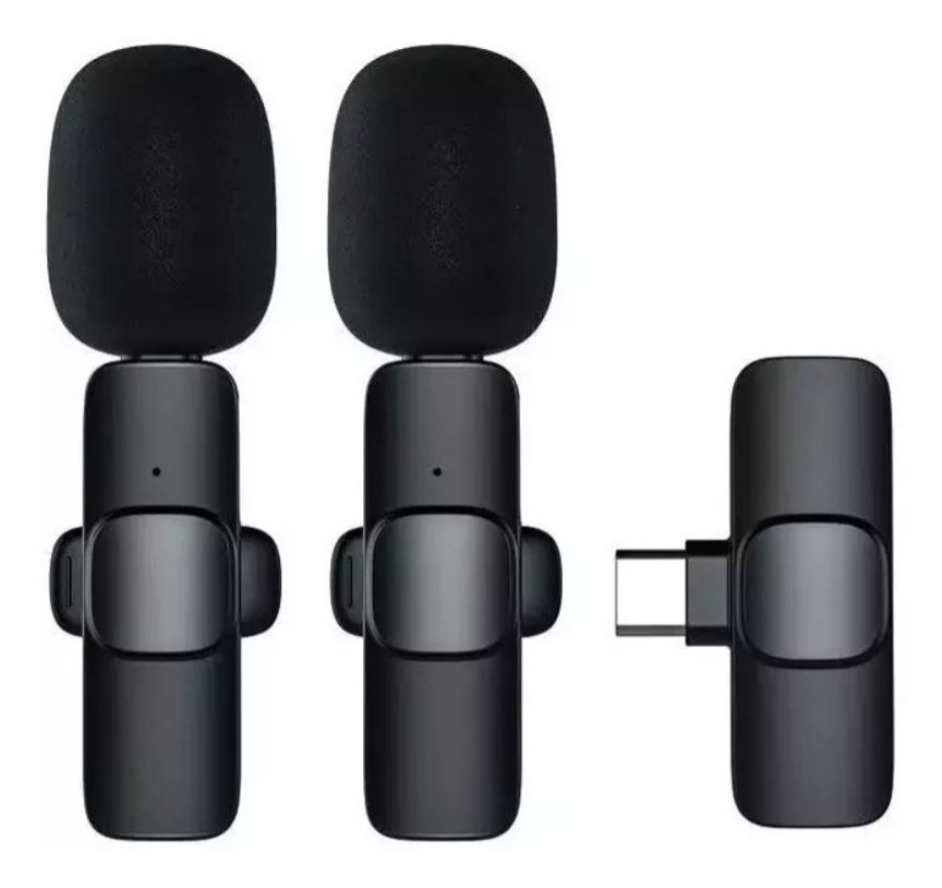 2 Micrófonos Inalámbrico Usb-c Pc Celular