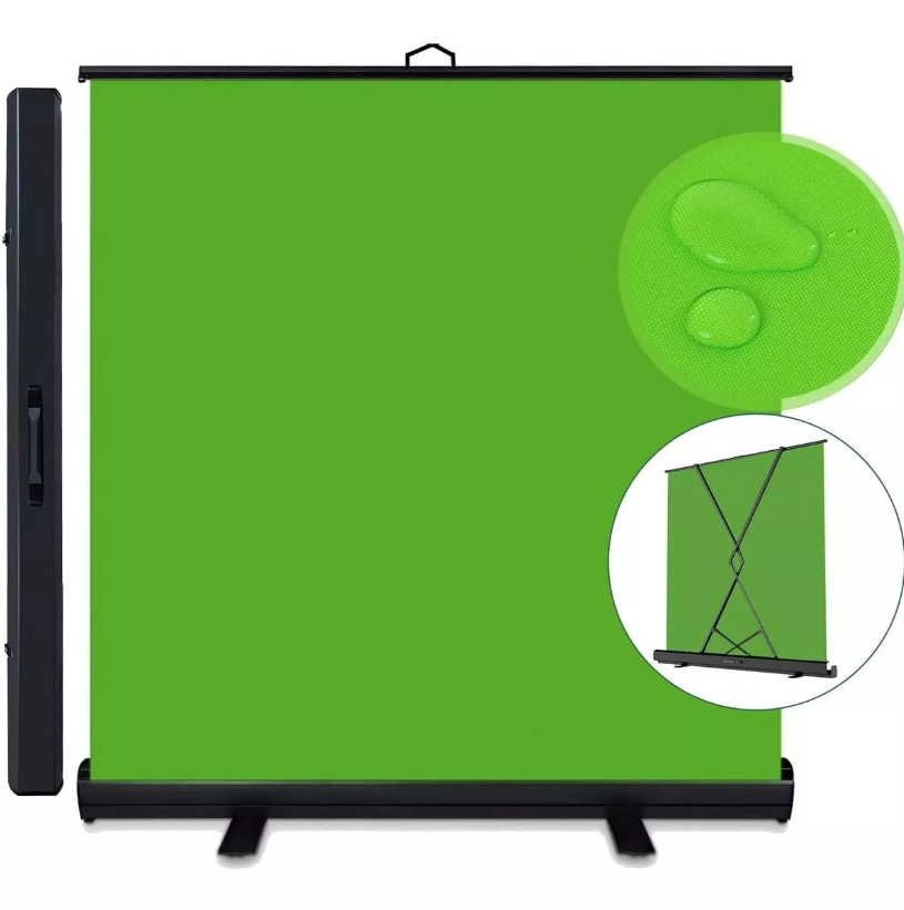 Fondo De Pantalla Verde Panel Plegable 2 x 2 m