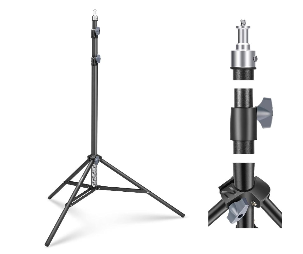 Trípode soporte profesional para fotografía Aro De Luz Cámara De Video Metal 280cm