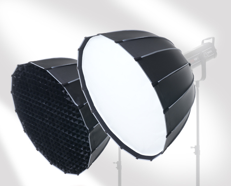 Softbox Parabólicotriopo 65/90cm Con Grilla Fotografía Video