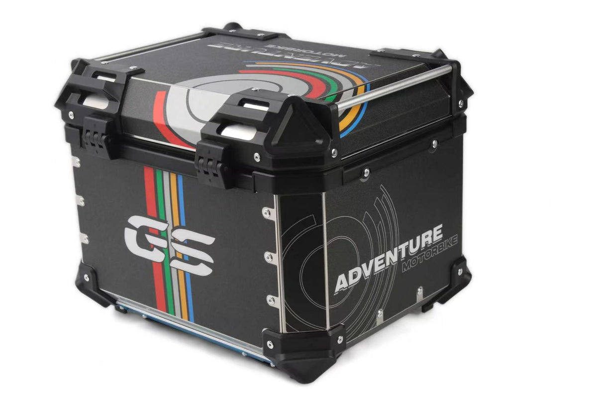 Maletas De Moto Aleacion De Aluminio 55 L Universal Silver