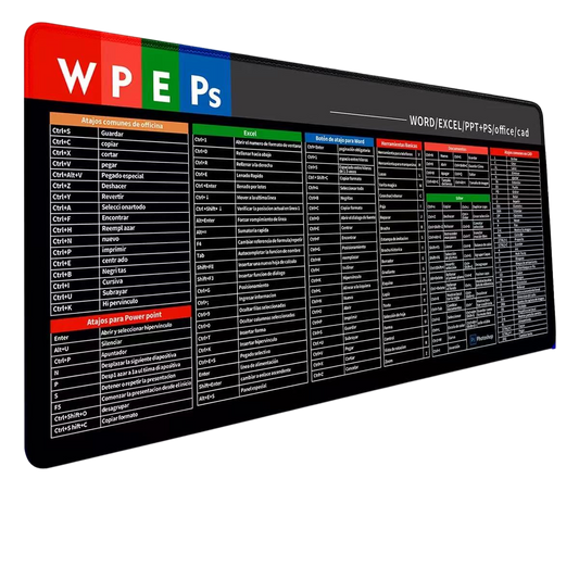 Alfombrilla Mousepad Para Excel Word Ps Ppt 40x90cm 3mm
