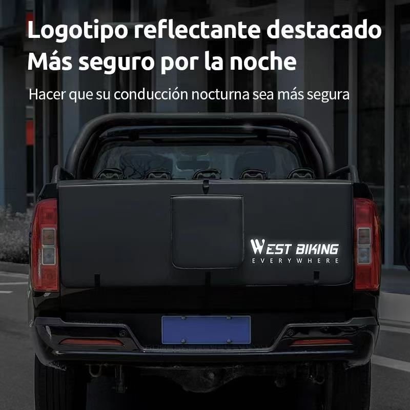 Porta Bicicletas Para Camioneta Pickup (5) Impermeable Negro