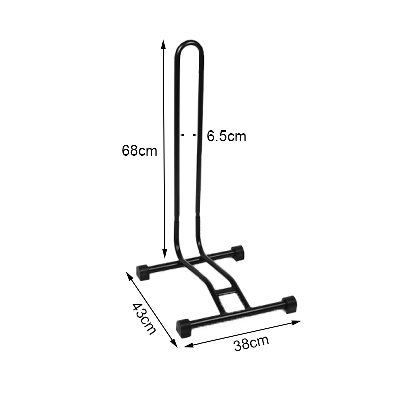 Soporte De Estacionamiento Para Bicicleta Horizontal En Piso
