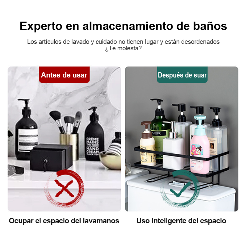 Estante De Baño Organizador Repisa Para Inodoro Inodoro