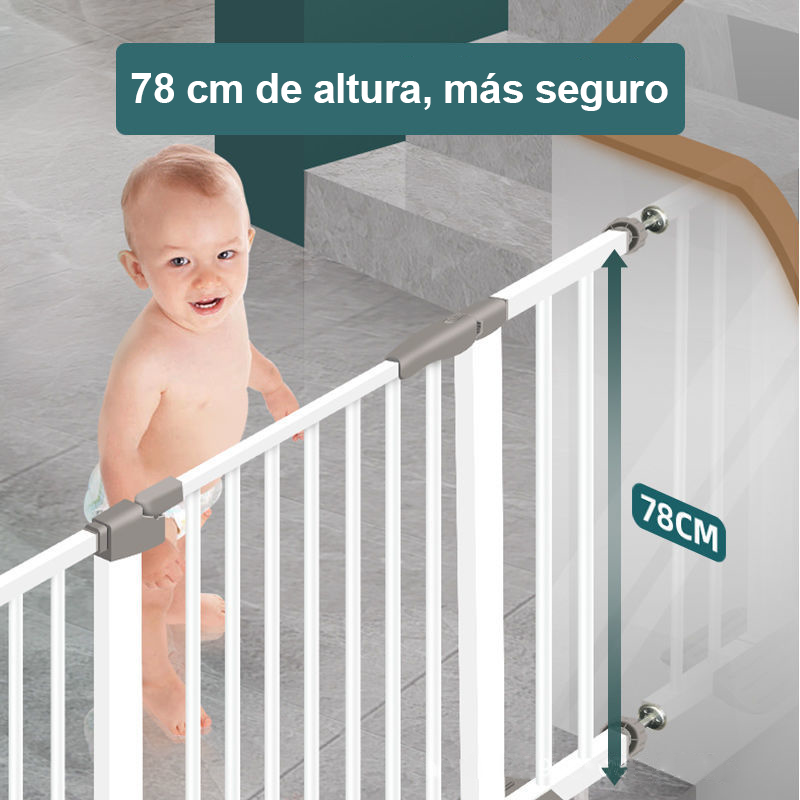 Reja Seguridad Escalera Puerta Bebe Mascota 76-83cm