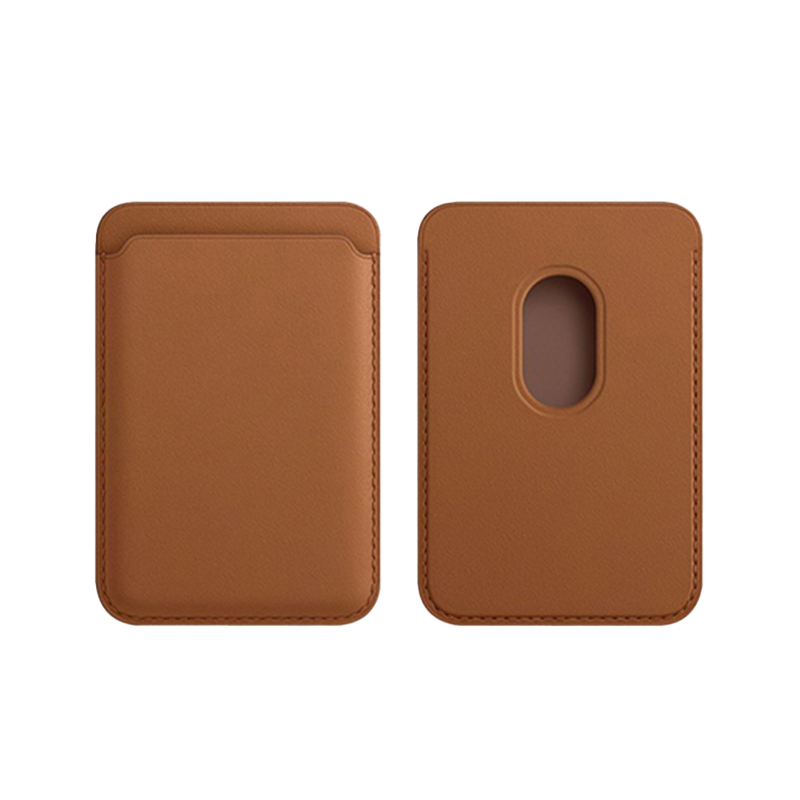 Tarjetero Magnético De Cuero Para iPhone Compatible Magsafe