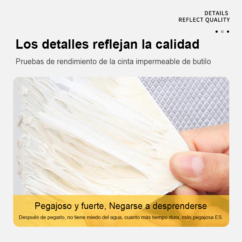 Cinta Sellador Butilo Techo Gotera Impermeable 100mm X 10m