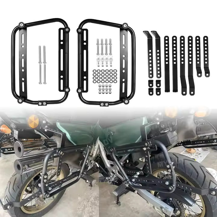 Maletas De Moto Laterales Aleacion Aluminio 76l Con Anclaje