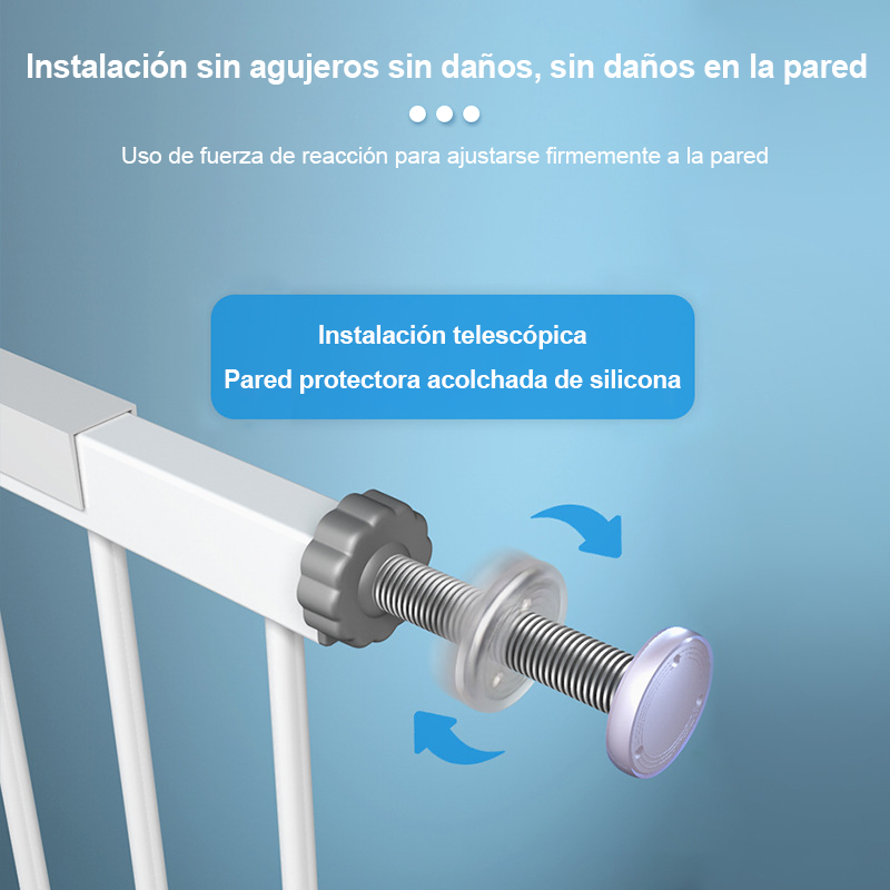 Reja Seguridad Escalera Puerta Bebe Mascota 76-83cm