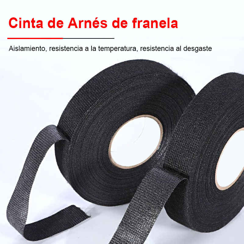 Cinta Tela Adhesiva Aislante Cableado Automotriz 19mmx25m