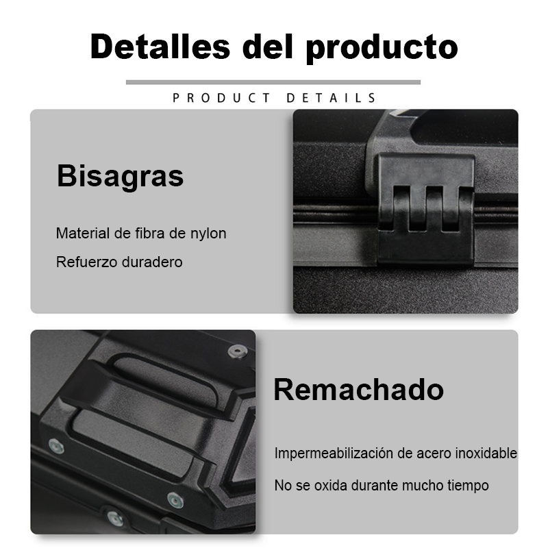 Maleta Para Moto Top Case Aleacion De Aluminio 45 L X-series